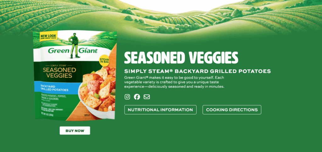 Green Giant Website Design