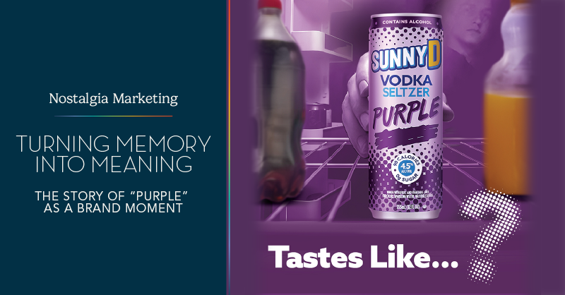 Turning Memory into Meaning: The Story of “Purple” as a Brand Moment