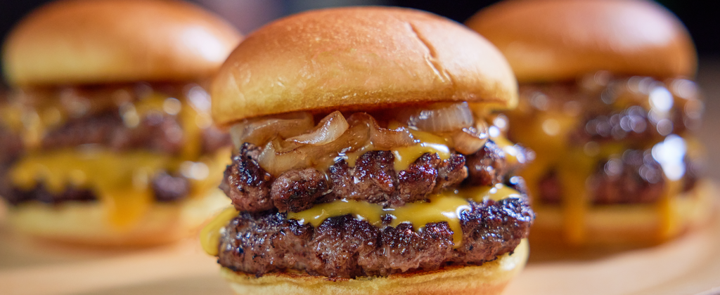 Schweid burgers closeup